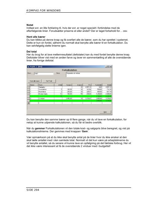 WinKompas Manual