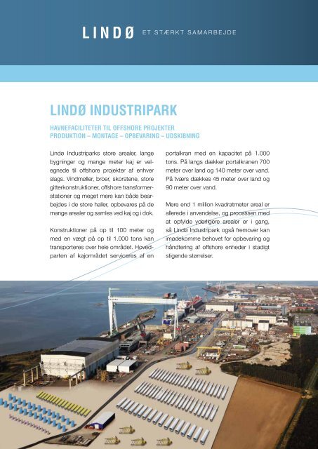 Samarbejde med Odense Havn - Lindø Industripark