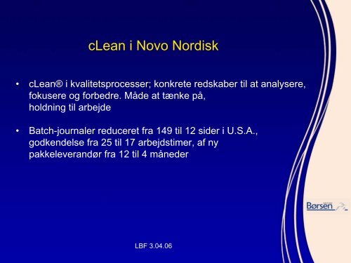 Hvis lean er svaret - Hvad er så problemet? - SCKK