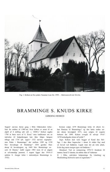 Bramminge Skt. Knuds Kirke - Danmarks Kirker - Nationalmuseet