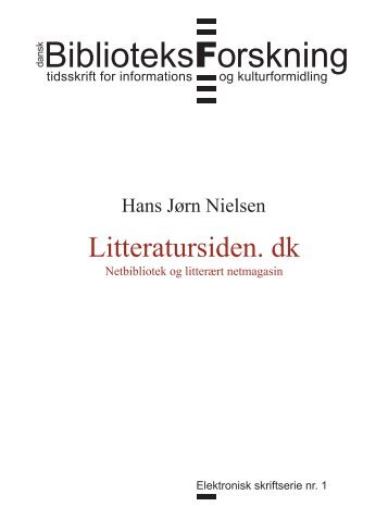 Litteratursiden. dk - Dansk Biblioteksforskning