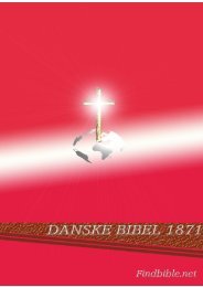 Danske Bibel 1871 - findbible.net