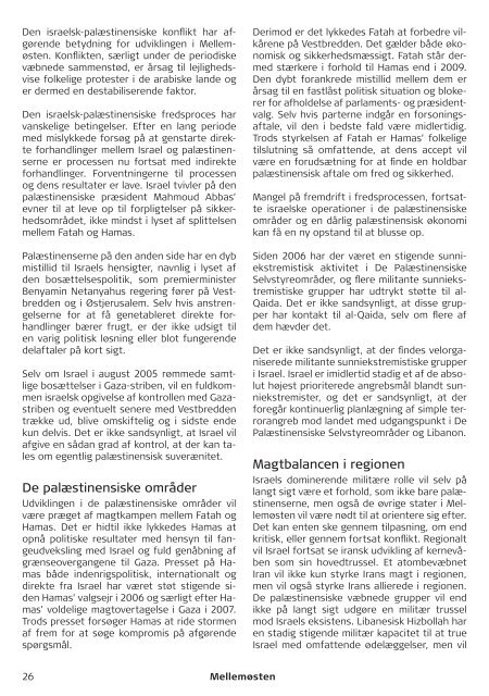 Efterretningsmæssig risikovurdering 2010 - Forsvarets ...