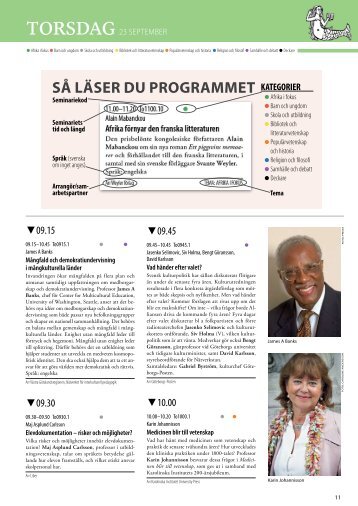 SÁ LÄSER DU PROGRAMMET - Bok & Bibliotek