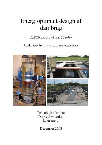 Energioptimalt design af dambrug - Dansk Akvakultur