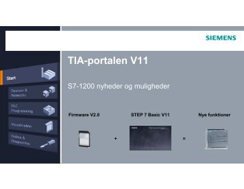 TIA-portalen V11 - Siemens