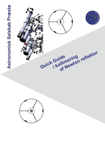 Astronomisk Selskab Præstø Quick Guide i kollimering af Newton ...