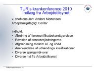 Indlæg v/ chefkonsulent Anders Mortensen, Arbejdsmiljøfagligt Center