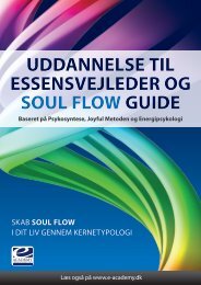 UDDANNELSE TIL ESSENSVEJLEDER OG SOUL FLOW GUIDE ...