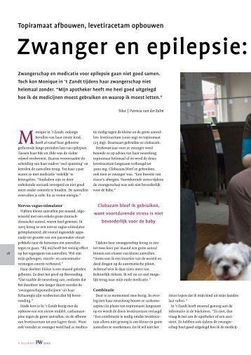 Lees het verhaal van Monique - Epilepsie Vereniging Nederland