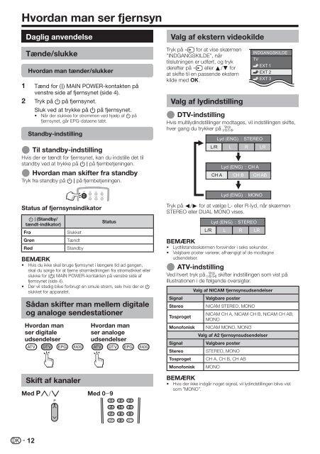 LC-32/40/46/52LE/LX/LU700E/S/705E/S Operation-Manual ... - Sharp