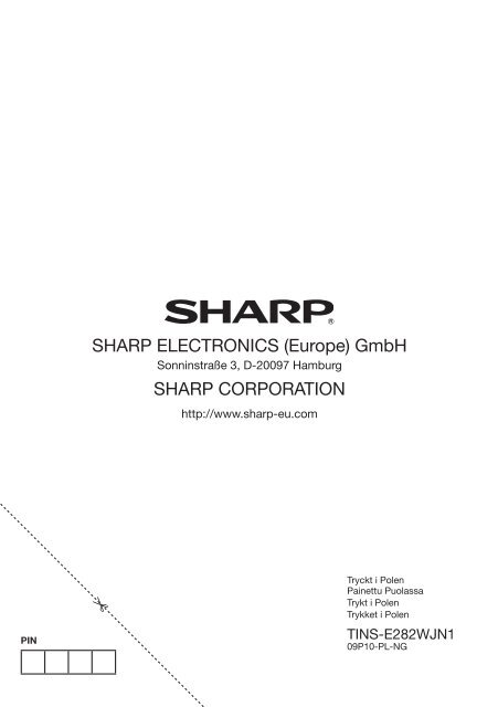 LC-32/40/46/52LE/LX/LU700E/S/705E/S Operation-Manual ... - Sharp