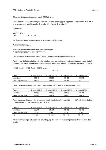 Udbudsbetingelser FG2 – Udbud af Flextrafik Garanti ... - Movia