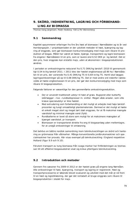 evalueringsrapport marginale jorder och odlingssystem - AgroTech