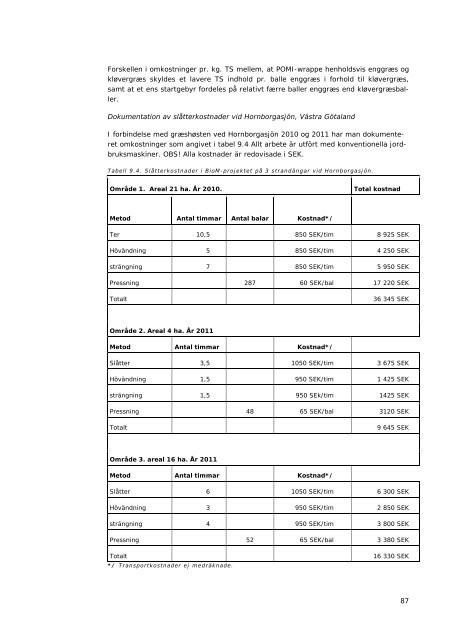 evalueringsrapport marginale jorder och odlingssystem - AgroTech