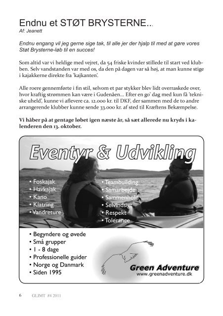 Eventyr & Udvikling - Kano- og Kajakklubben Gudenaa