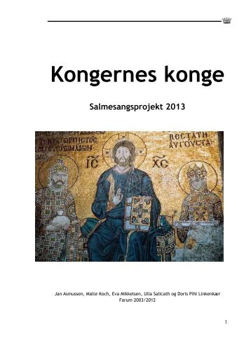 Undervisningsmateriale til salmesangsprojektet kan ... - Farum Sogn
