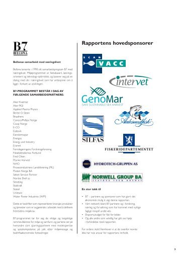 Rapport - Bellona