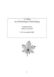 10 Mode Om Udforskningen Af Dansk Sprog Muds