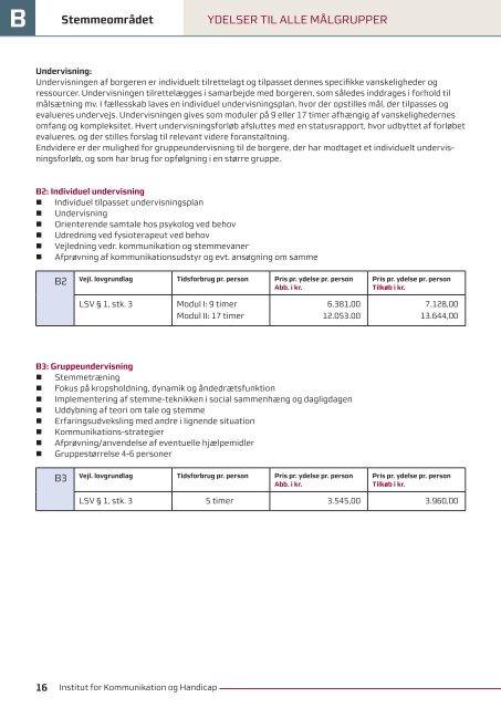 Ydelseskatalog IKH 2013 - Institut for Kommunikation og Handicap ...