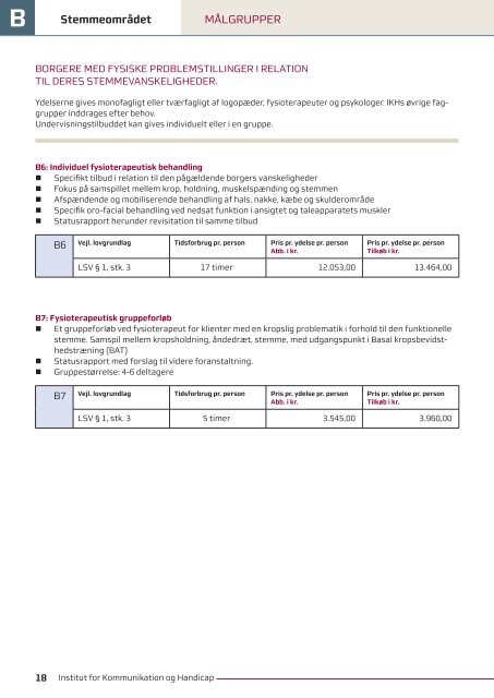 Ydelseskatalog IKH 2013 - Institut for Kommunikation og Handicap ...