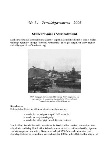 Nr. 34 Skallegravning - Stensballe Lokalhistoriske Arkiv
