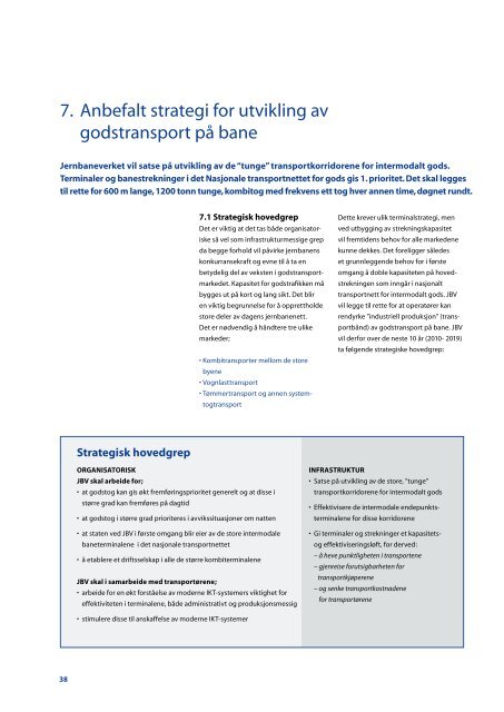 Godstransport på bane - Jernbaneverket