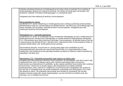 Forslag til svar på indsigelser - Kommuneplan 2009 for Hjørring ...