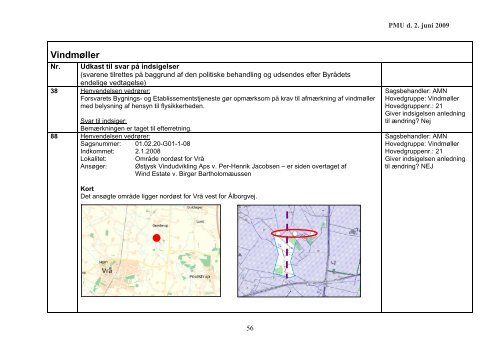 Forslag til svar på indsigelser - Kommuneplan 2009 for Hjørring ...