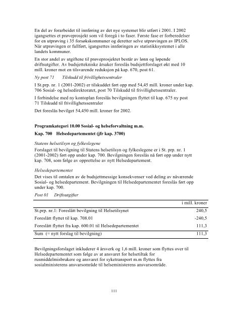 St.prp. nr. 1 Tillegg nr. 4 - Statsbudsjettet