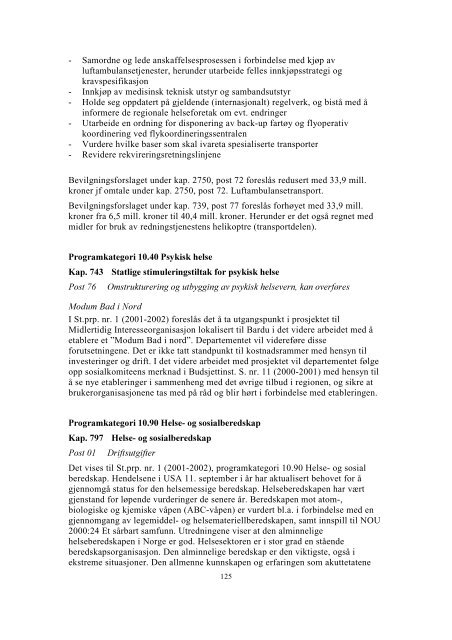 St.prp. nr. 1 Tillegg nr. 4 - Statsbudsjettet