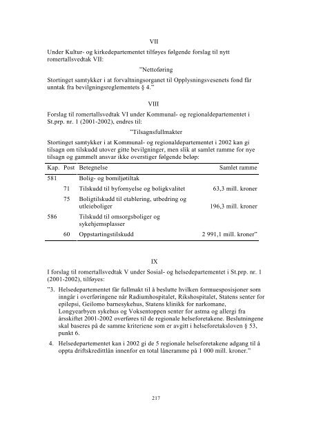 St.prp. nr. 1 Tillegg nr. 4 - Statsbudsjettet