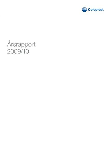 Årsrapport 2009/10 - Coloplast