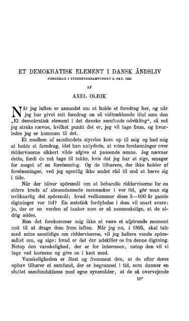 Danske Studier. 1925