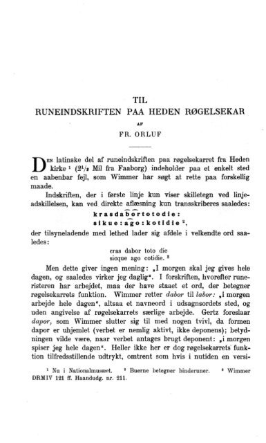 Danske Studier. 1925