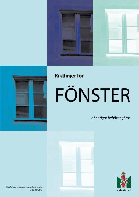 Riktlinjer för fönster - Malmö stad