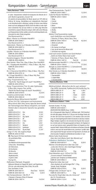 Komponisten - Autoren - Sammlungen