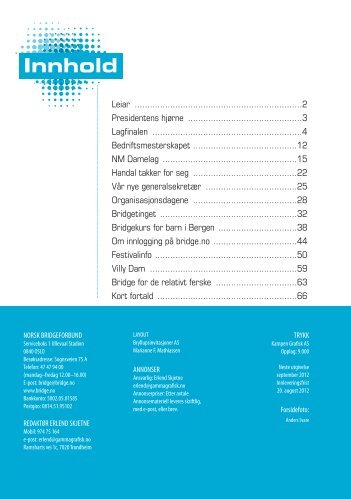 Nr. 2 - 2012 - 15 MB - Norsk Bridgeforbund