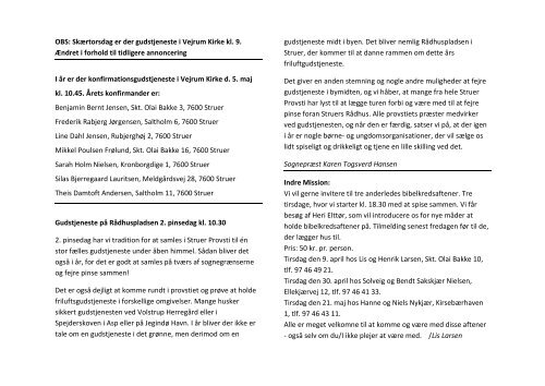 Kirke og Sogn 2-2013 - Vejrum