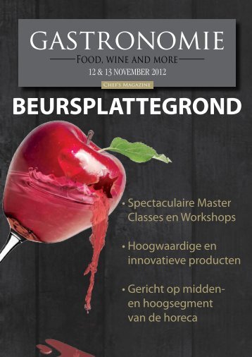 Programma Gastronomie 2012 (pdf)