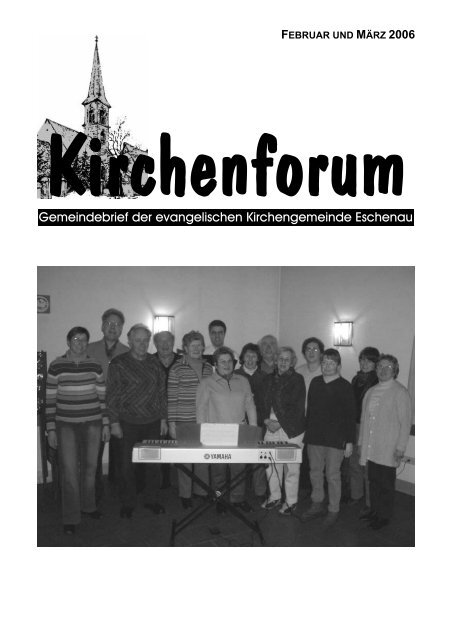 Gemeindebrief der evangelischen Kirchengemeinde Eschenau