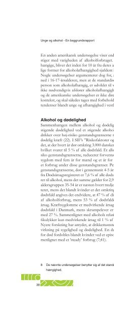 Unge og alkohol - En baggrundsrapport - Kræftens Bekæmpelse