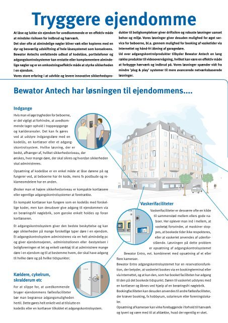 Download brochure om Tryggere ejendomme