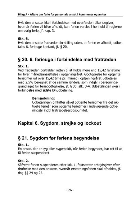 KL's fællesregler - Kommunernes Landsforening