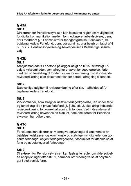 KL's fællesregler - Kommunernes Landsforening