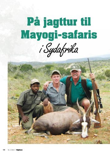 På jagttur til Mayogi-safaris - Vigsbjerg Safaris