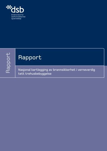 Rapport - Direktoratet for samfunnssikkerhet og beredskap