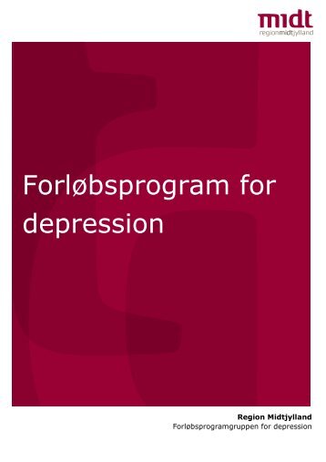Forløbsprogram for depression - Region Midtjylland