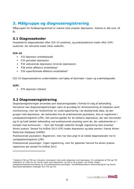 Forløbsprogram for depression - Region Midtjylland