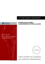 Sprinklersystemer - planlegging og installasjon